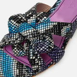 Kunoka SYLVIE flat sandal - Vipera Flat Sandal multicolor