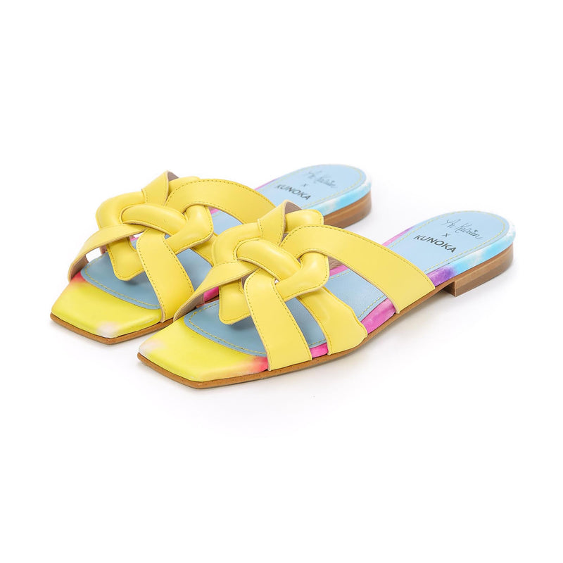 Kunoka SYLVIE flat sandal - bonbon Flat Sandal yellow