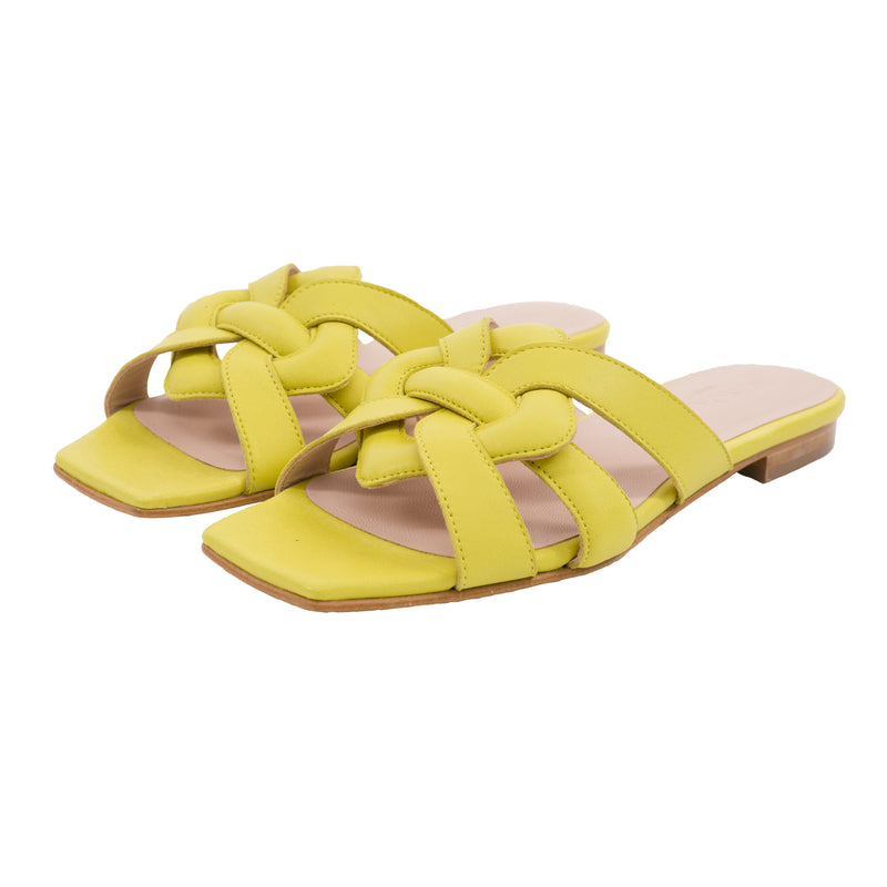 Kunoka SYLVIE flat sandal - yellow Flat Sandal yellow