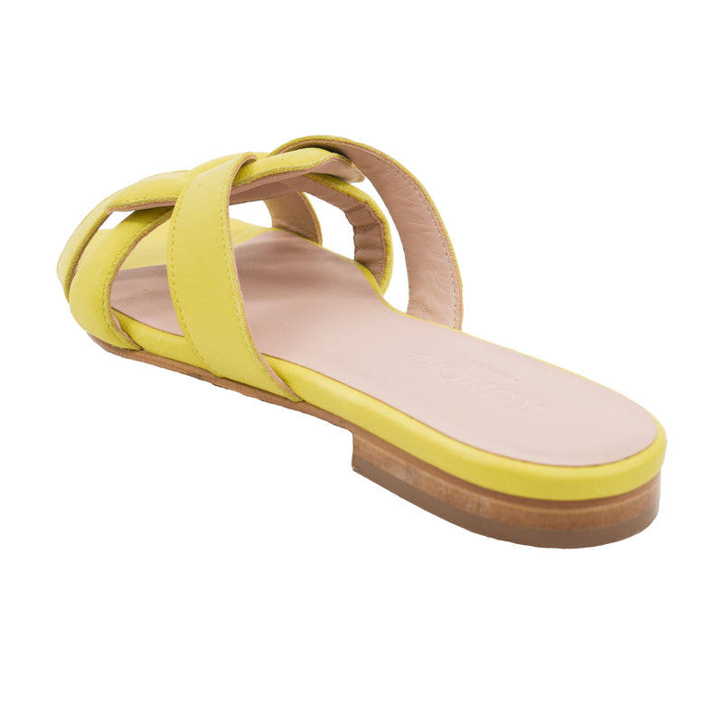 Kunoka SYLVIE flat sandal - yellow Flat Sandal yellow