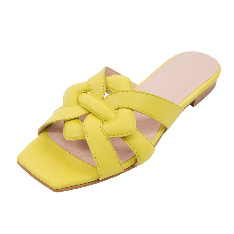 Kunoka SYLVIE flat sandal - yellow Flat Sandal yellow