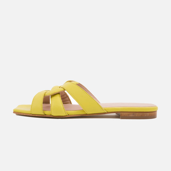 Kunoka SYLVIE flat sandal - yellow Flat Sandal yellow