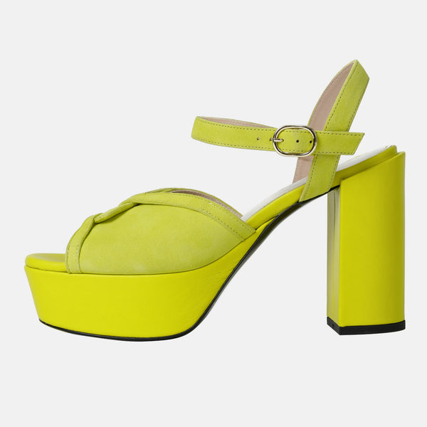 Kunoka AMALIA platform sandal - Sunflower Platform Sandal yellow