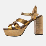 Kunoka ANNA platform sandal - bronzite Platform Sandal gold