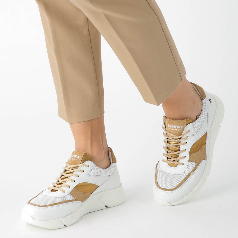 Kunoka ARI platform sneaker - Jacana Platform Sneaker beige