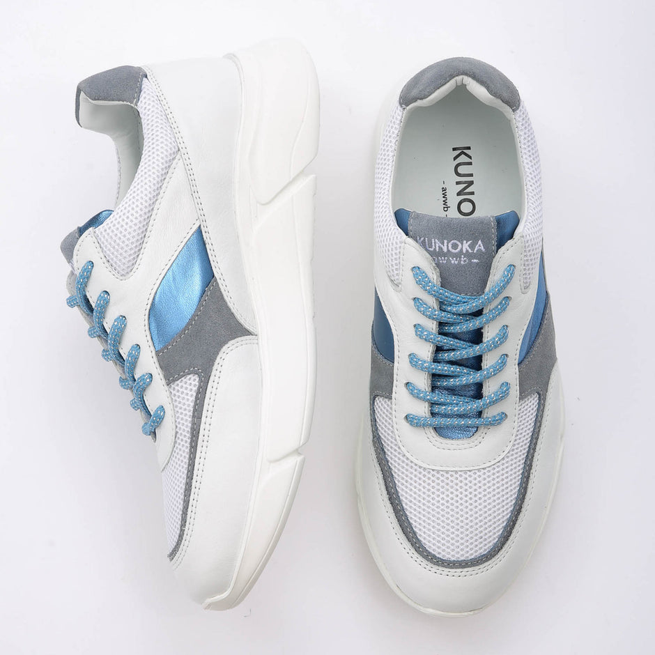 Kunoka ARI platform sneaker - Lotus Platform Sneaker blue