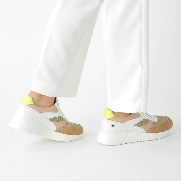 Kunoka ARI platform sneaker - Puffin Platform Sneaker beige