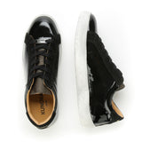 Kunoka ALEX low sneaker - shiny black and gold tongue Low Sneaker black