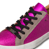 ALEX low sneaker - glitter fuxia