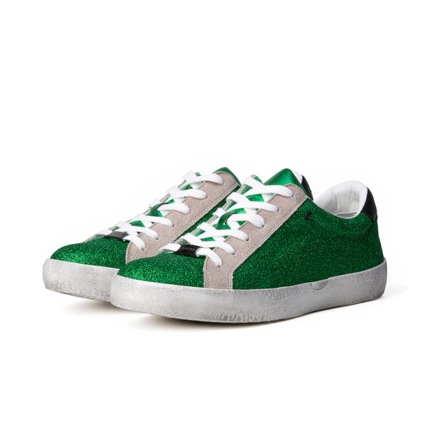 ALEX low sneaker - glitter green