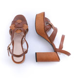 Kunoka ANNA platform sandal - cuoio Platform Sandal brown