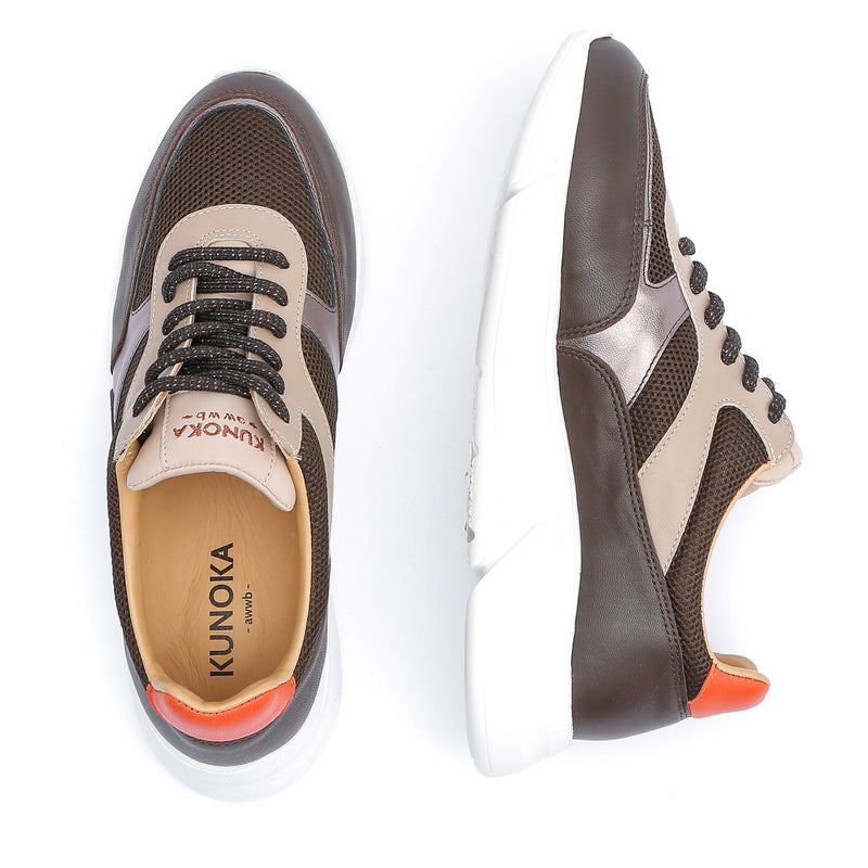 Kunoka ARI platform sneaker - chocolate Platform Sneaker brown