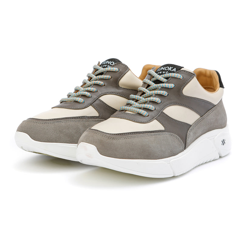 ARI platform sneaker - grijs beige