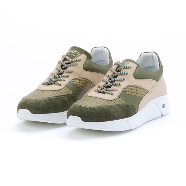 Kunoka ARI platform sneaker - khaki green Platform Sneaker beige