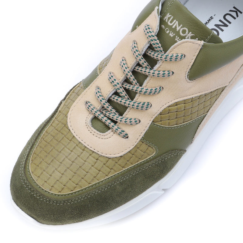 Kunoka ARI platform sneaker - khaki green Platform Sneaker beige