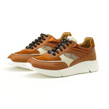 Kunoka ARI platform sneaker - cheetah Platform Sneaker brown