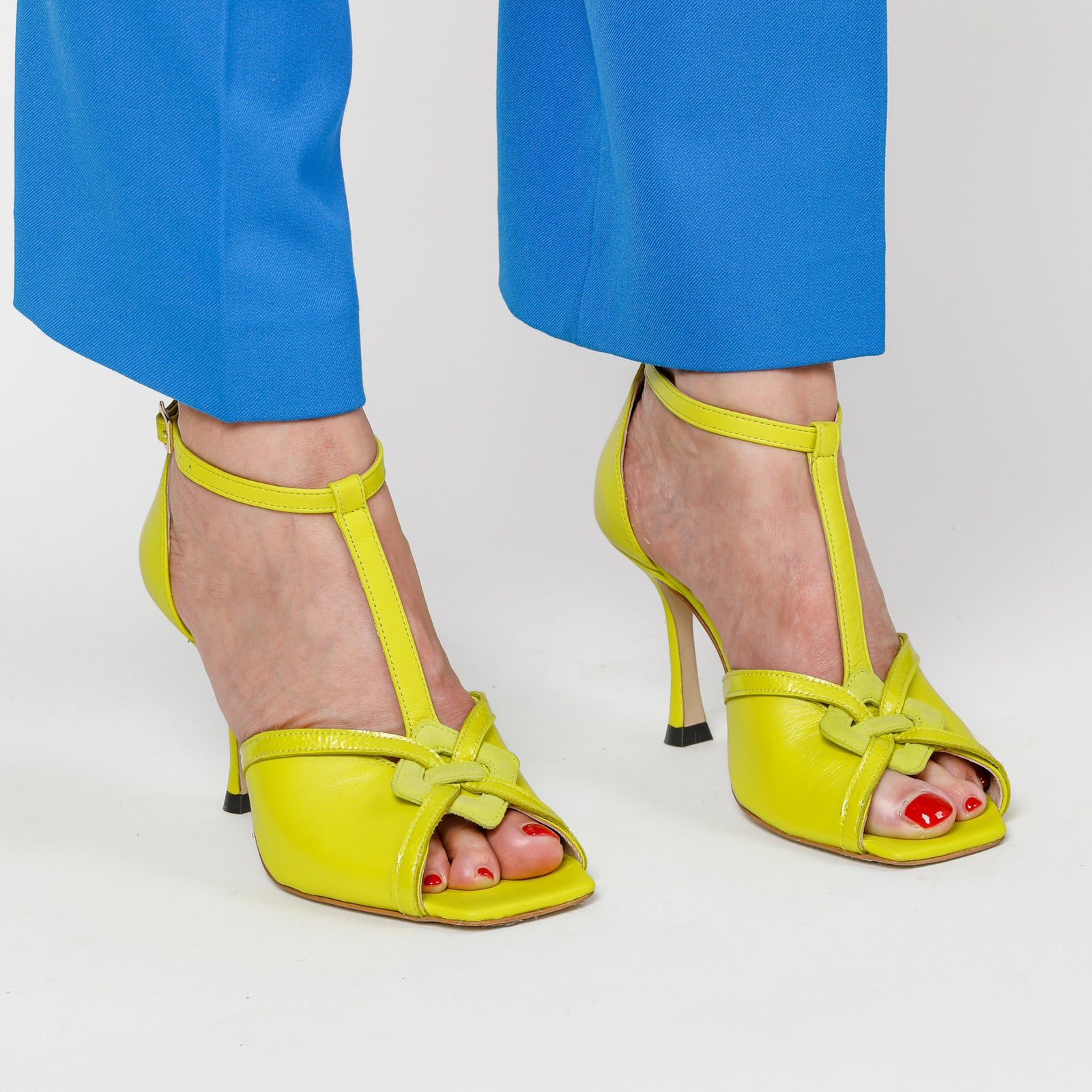CAMILLA high heel sandal Sunflower KUNOKA