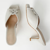 Kunoka CELIA high heel sandal - Daisy High Heel Sandal white