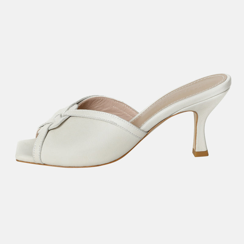 Kunoka CELIA high heel sandal - Daisy High Heel Sandal white