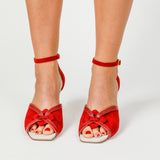 Kunoka COLETTE high heel sandal - Cardinal High Heel Sandal red