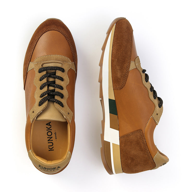 Kunoka CHLOÉ runner sneaker - jaspillite Runner Sneaker brown