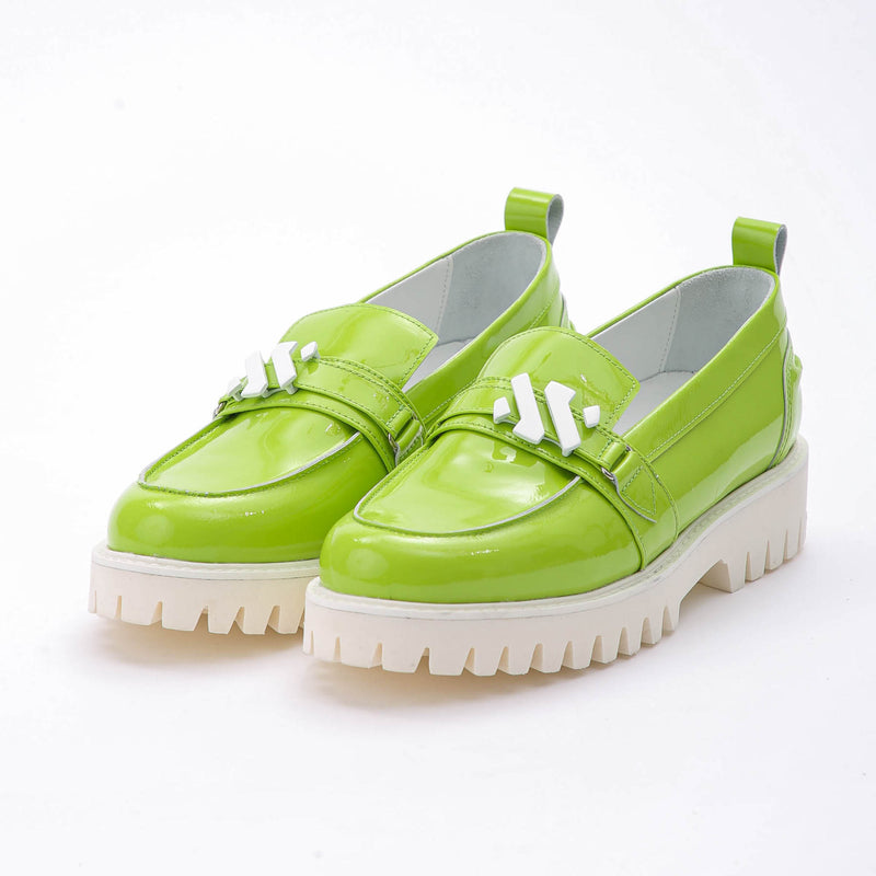 Kunoka EMMY loafer - Baldy Loafer green