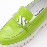 Kunoka EMMY loafer - Baldy Loafer green