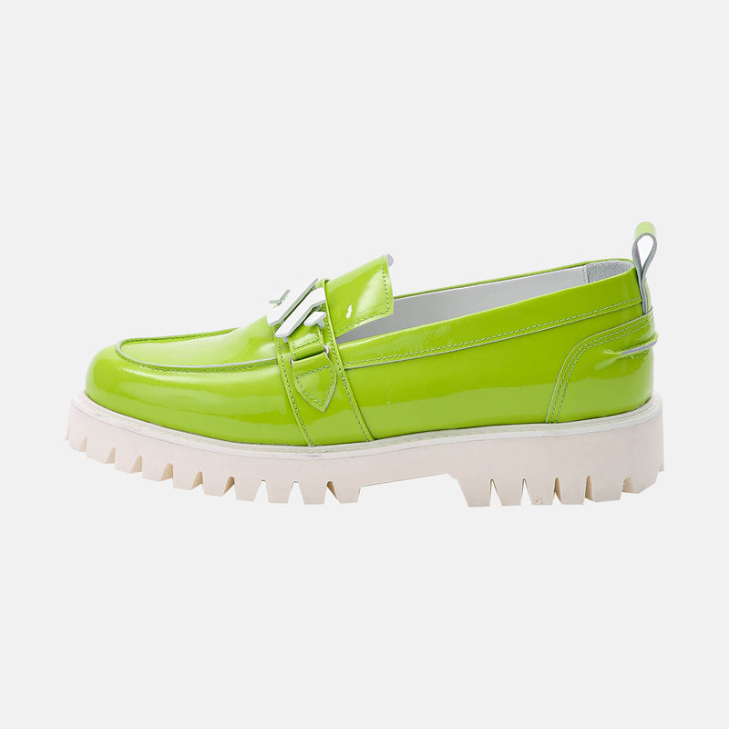 Kunoka EMMY loafer - Baldy Loafer green