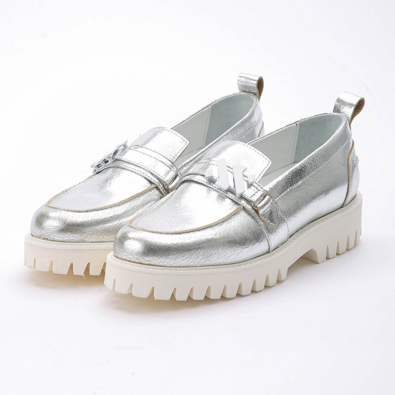Kunoka EMMY loafer - Seagull Loafer silver