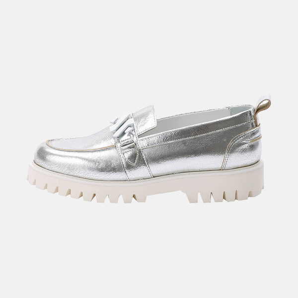 Kunoka EMMY loafer - Seagull Loafer silver