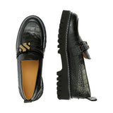 EMMY loafer - croco black
