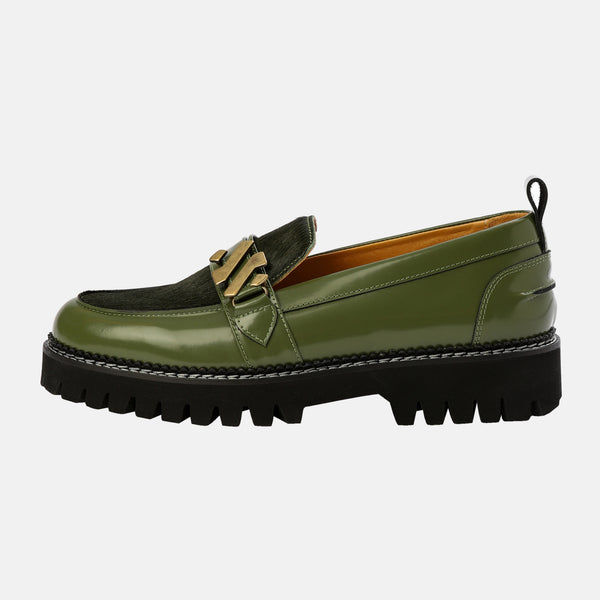 Kunoka EMMY loafer - malachite Loafer green