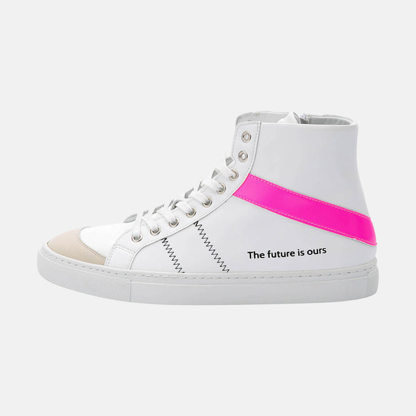 Kunoka FLOOR high-top sneaker - Flamingo High-Top Sneaker pink