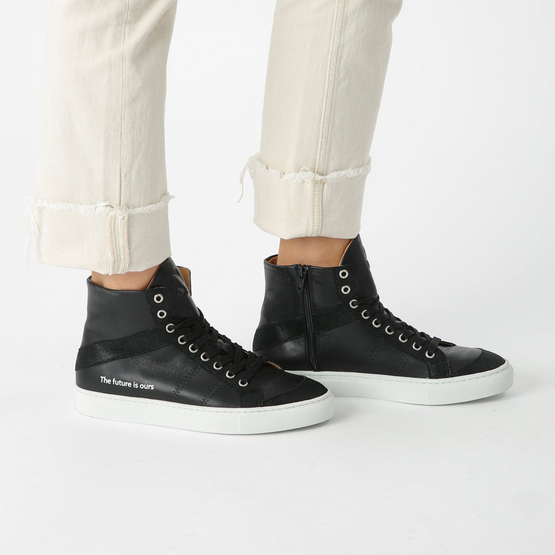 Kunoka FLOOR high-top sneaker - black High-Top Sneaker black