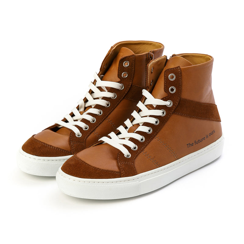 Kunoka FLOOR high-top sneaker - cuoio High-Top Sneaker brown