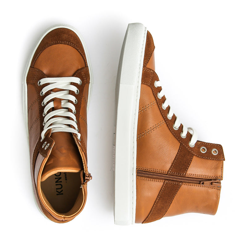 Kunoka FLOOR high-top sneaker - cuoio High-Top Sneaker brown