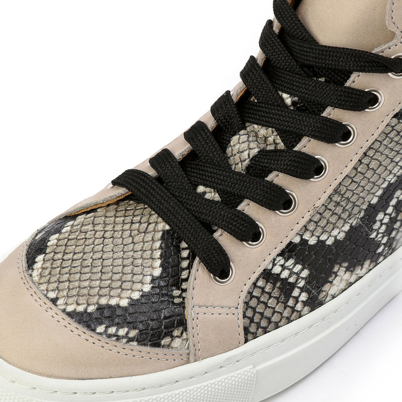 Kunoka FLOOR high-top sneaker - snake High-Top Sneaker grey