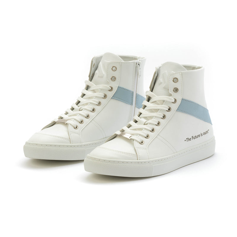 Kunoka FLOOR high-top sneaker - light blue High-Top Sneaker white