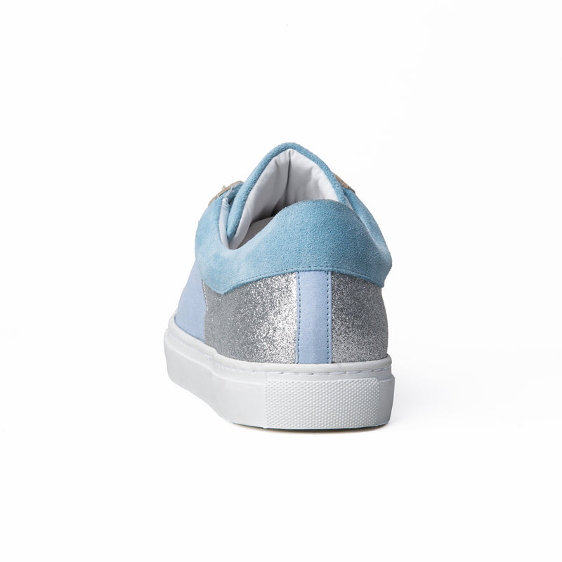 GABRIELLE low sneaker - glitter light blue