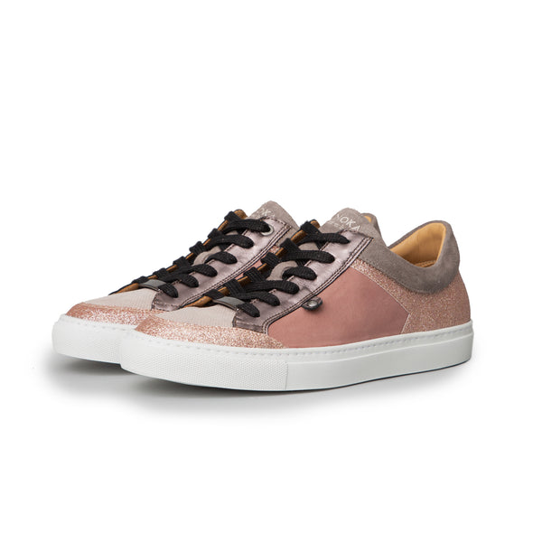 GABRIELLE low sneaker - glitter pinky