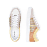 GABRIELLE low sneaker - raffia safari