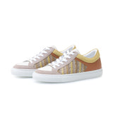 GABRIELLE low sneaker - raffia safari