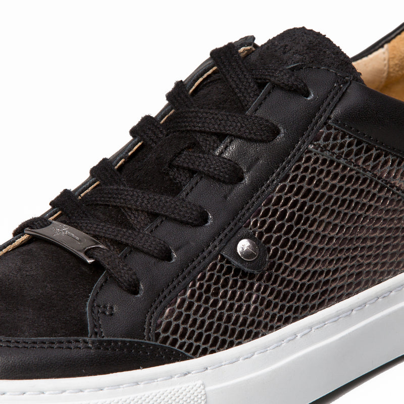 Gabrielle - scaly metallic black