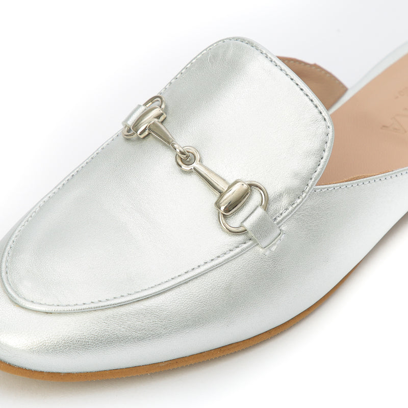 GAUTHIER slip-on mule - silver