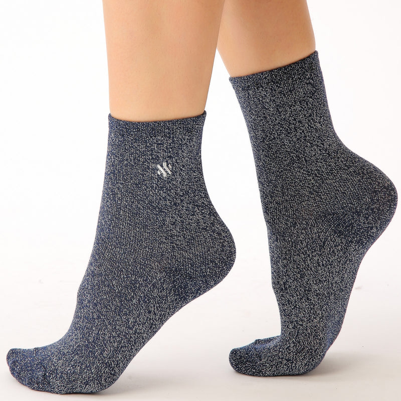 SOCK - glitter sock dark blue