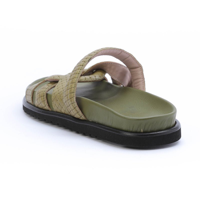 Kunoka HORTENSE flat sandal - kaki Flat Sandal green