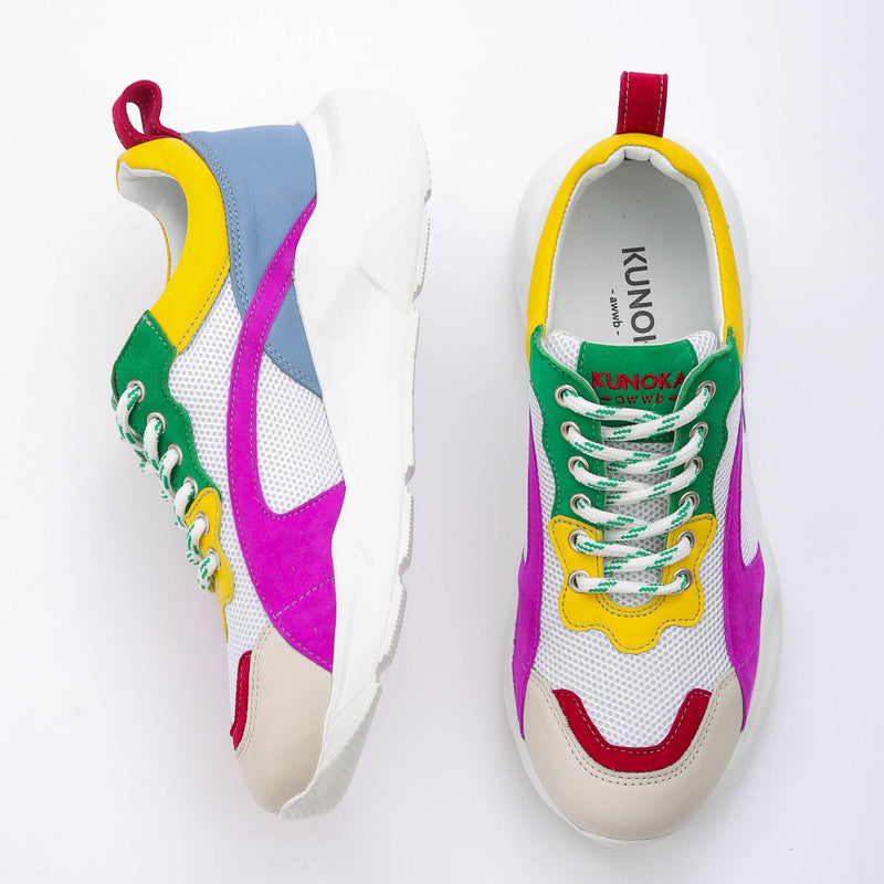 Kunoka IZZI platform sneaker - Hummingbird Platform Sneaker multicolor