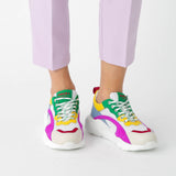 Kunoka IZZI platform sneaker - Hummingbird Platform Sneaker multicolor