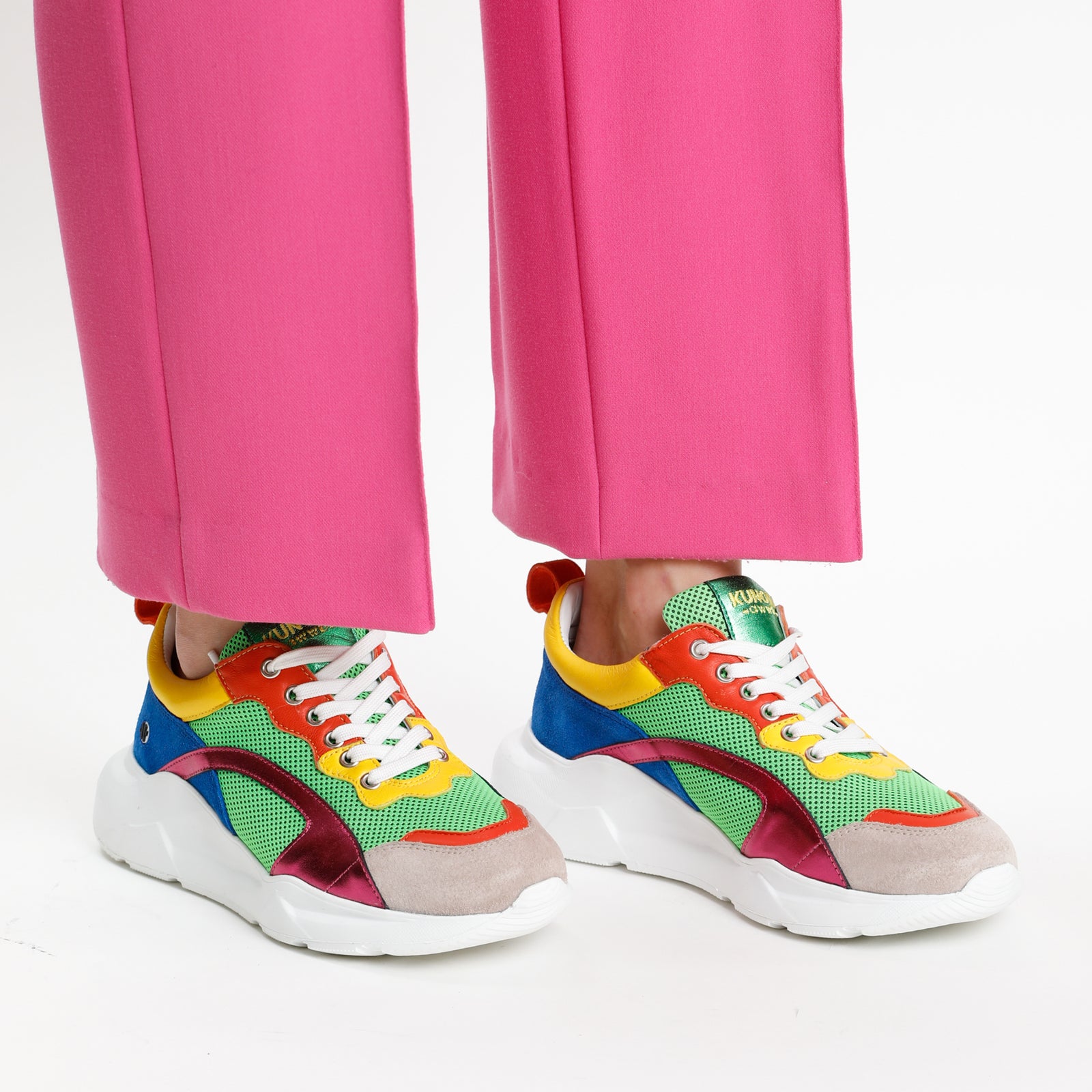 IZZI platform sneaker - Parrot – KUNOKA