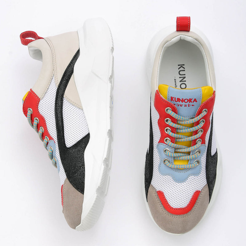 Kunoka IZZI platform sneaker - Woodpecker Platform Sneaker multicolor